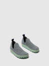 Round Toe Shoes CITY GREY BLUE